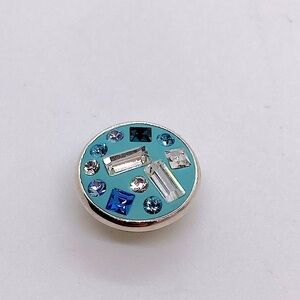 Kameleon 925 Sterling & Crystal Treasure On a Turquoise Beach JewelPop Jewel Pop